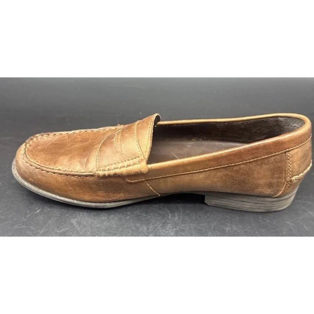 Cole Haan Mens Brown‎ Leather Penny Loafer Slip On Shoe C24506 India Sz 10M